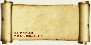 Valentina Stanimirović vizit kartica